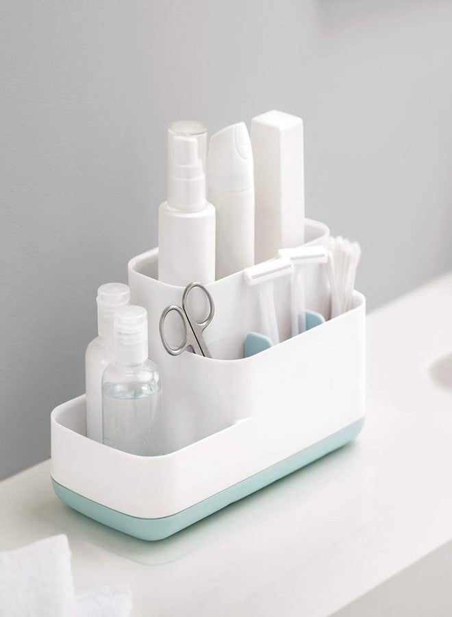 AKbha 5 Compartment Soap, Hand Wash, Tooth Brush, Cosmetics, Shaving Kit and Toiletry Stand-Kitchen and Bathroom Sink Caddy Storage Organizer(Multi Color) - Image 2